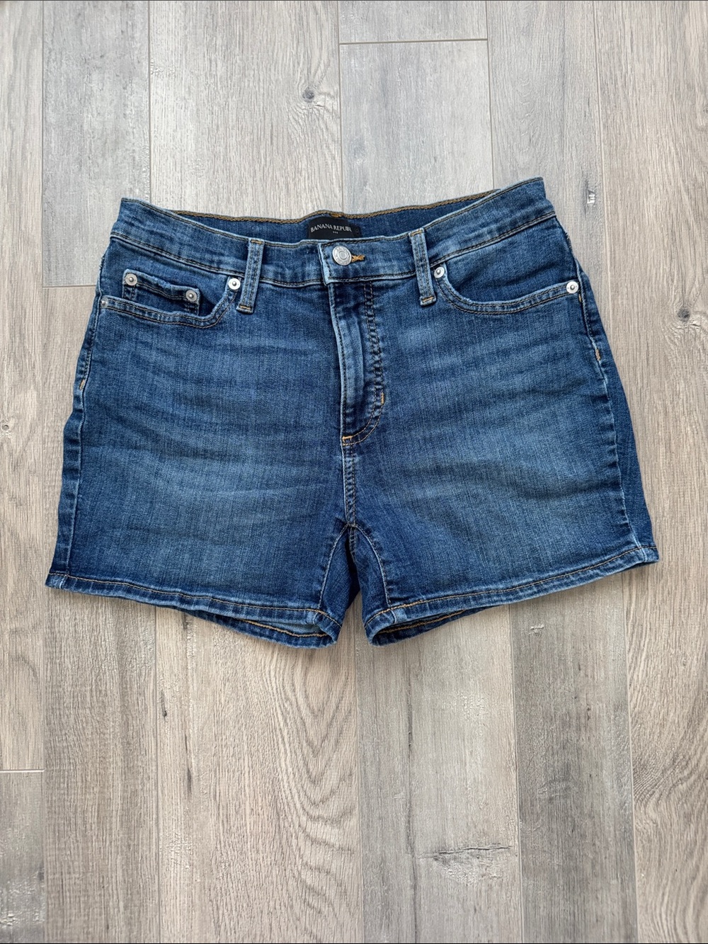 Banana Republic Dark Blue Denim Jean Shorts